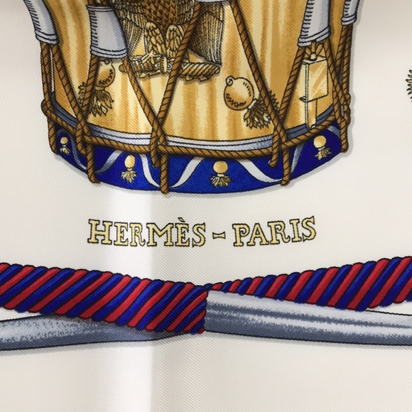 Hermes Les Tambours Scarf/Wrap - Picture 3 of 7